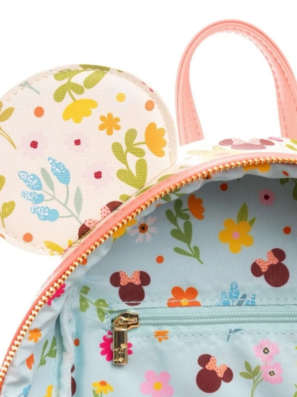 Loungefly Disney Floral Sequined Mini Backpack